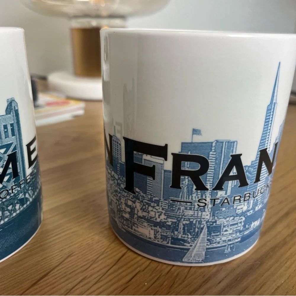 Starbucks Sacramento and San Francisco City Mugs